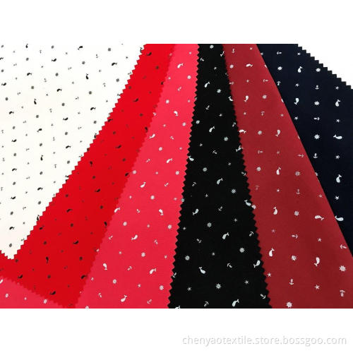32S/32S 97%Cotton 3%Stretch Plain Pigment Printed Fabric